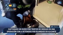 Capturado un huido por tráfico de drogas en una operación con 6 detenidos por blanqueo en Alicante
