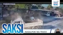 Payloader, nasalpok ng truck | Saksi