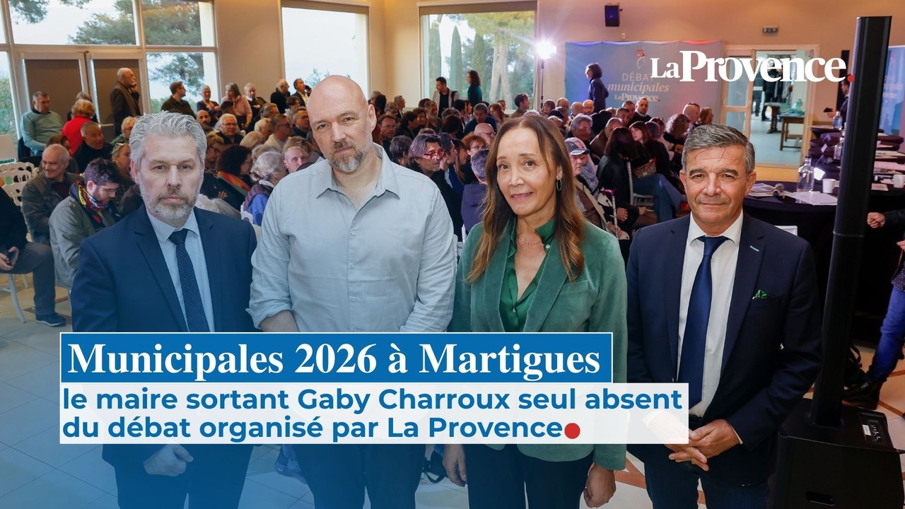 Municipales 2026 : à Martigues, le maire sortant Gaby Charroux seul absent du débat organisé par La Provence