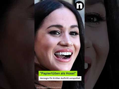 Meghan Markle: Papiertüten als Hose! Herzogin für Knitter-Auftritt verspottet