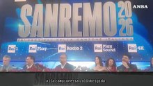 Sanremo, Conti: "Lollobrigida mamma d'oro? Non sapevo della polemica, mi sembrava carino dirlo"