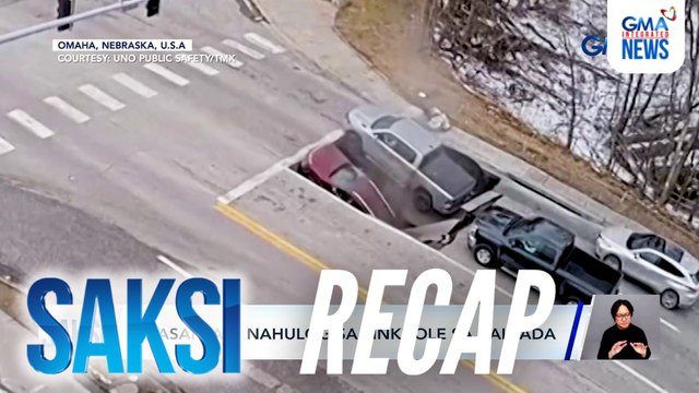 Saksi: (Part 3) Sasakyang nahulog sa sinkhole | Saksi