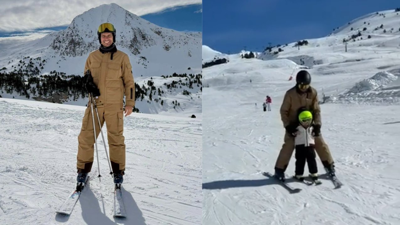 ATP 2026 - Rafael Nadal, papa professeur : première leçon de ski pour son fils