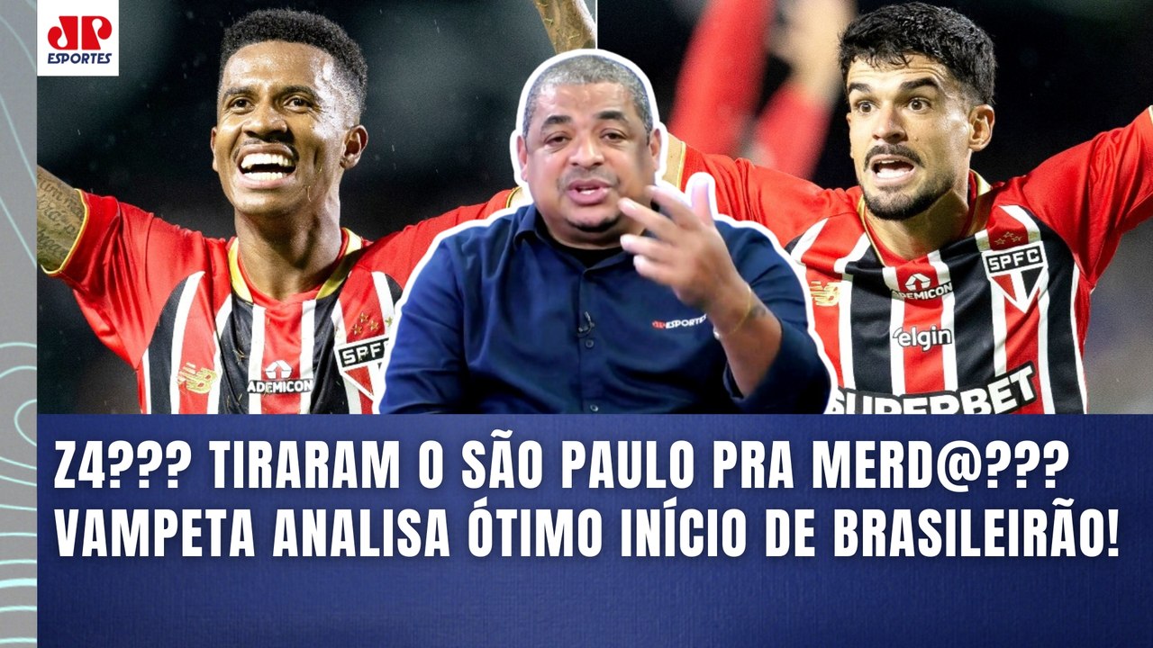 "EU SEMPRE FALEI ISSO!!! Velho, o SÃO PAULO pode SE DAR AO LUXO de..." VAMPETA É SINCERO!