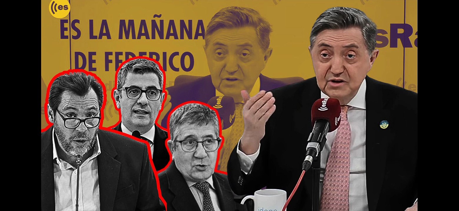 Jiménez Losantos estalla contra Patxi López, Óscar Puente y Félix Bolaños a cuenta de la salud de Sánchez