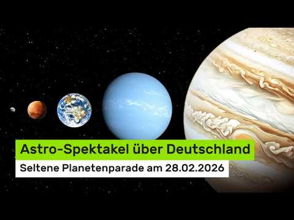 Seltene Planetenparade am 28.02.2026: Astro-Spektakel über Deutschland