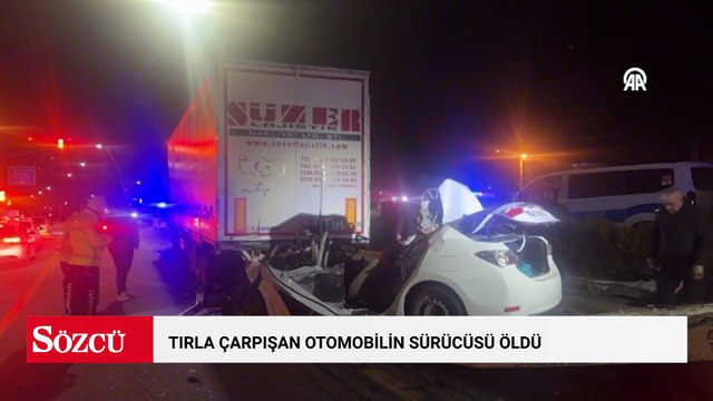 Niğde'de tırla çarpışan otomobilin sürücüsü öldü