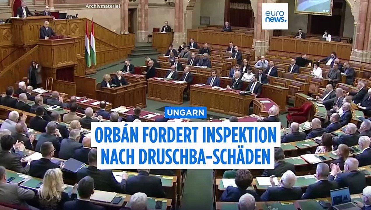 Orbán schlägt 'Untersuchungsmission zur Druschba-Pipeline' vor