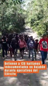 Detienen a 126 haitianos indocumentados en Dajabón durante operativos del Ejército
