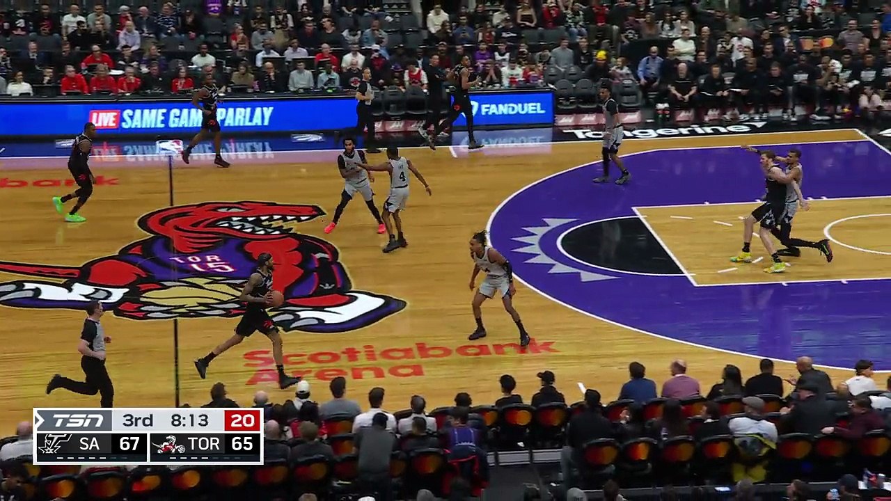 Raptors Get VERY Physical With Wemby 👀