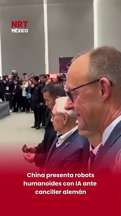 🤖🇨🇳 China exhibió robots humanoides con inteligencia artificial capaces de realizar movimientos de kung fu durante la visita del canciller alemán Friedrich Merz.