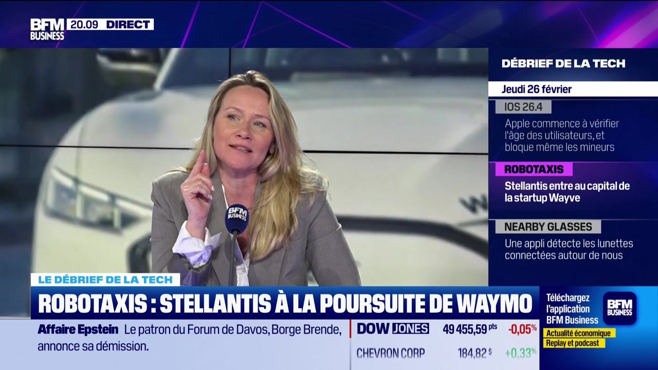 Robotaxis : Stellantis à la poursuite de Waymo - 26/02