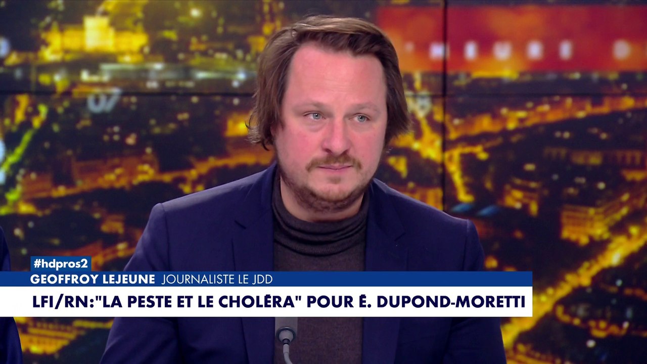 Geoffroy Lejeune : «La macronie a réellement peur de LFI, ils ont moins peur du RN»