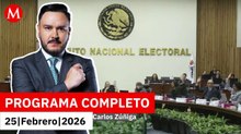 Claudia Sheinbaum defiende reforma electoral | Carlos Zúñiga, 26 de febrero de 2026