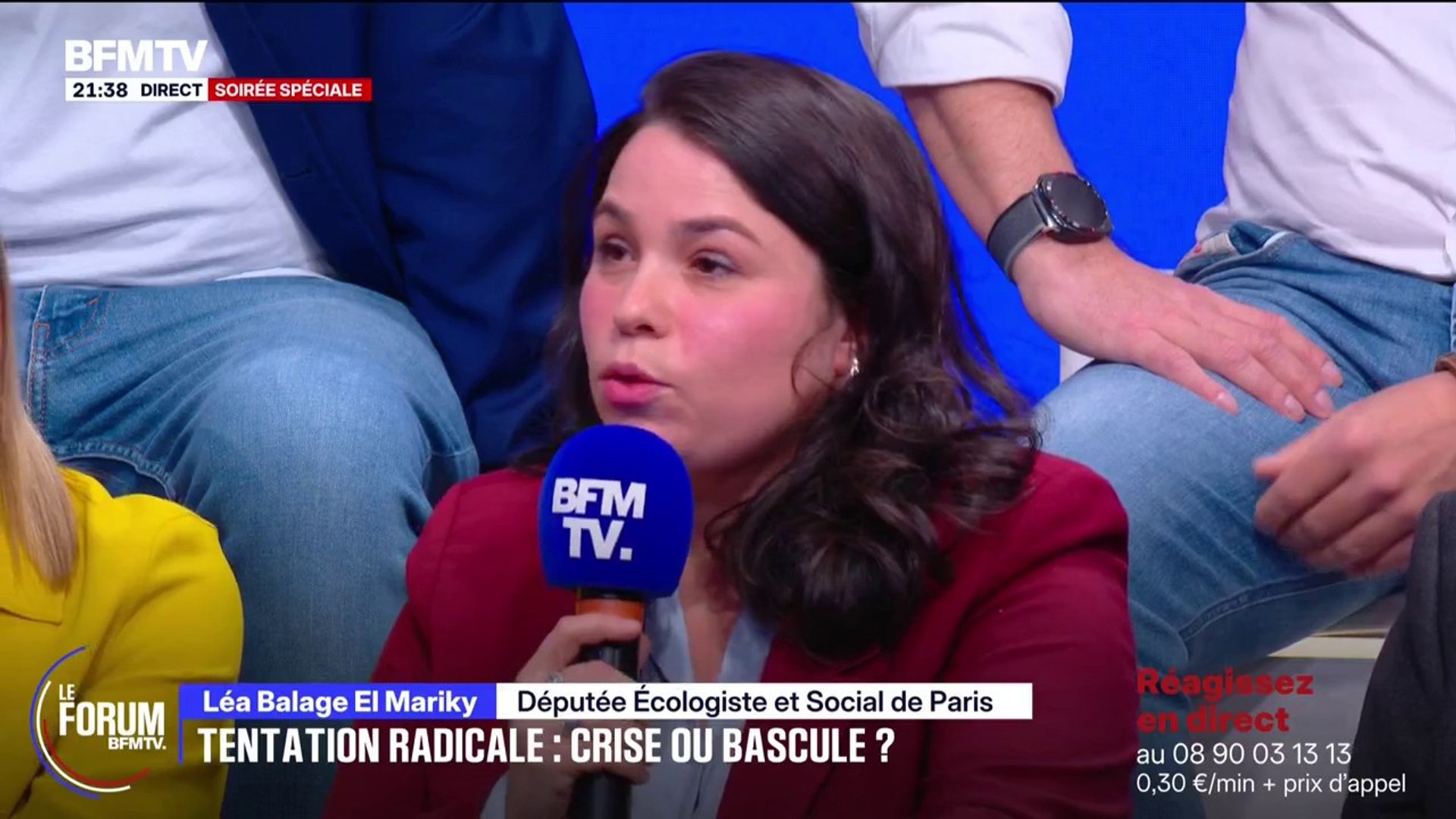 FORUM BFM - Violences politiques: "Les cadres collectifs du dbat  dmocratique ont t abms, et c'est cela qui rompt la confiance", assure  La Balage El Mariky, dpute cologiste et Social