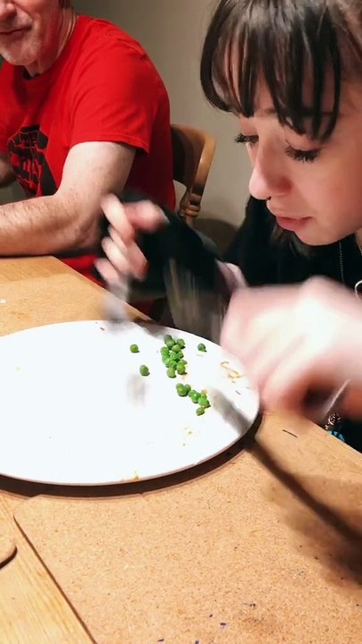 dinner on a bad tic day peas are a nightmare tourettessyndrome awareness tourettes foryou foryoupage diability