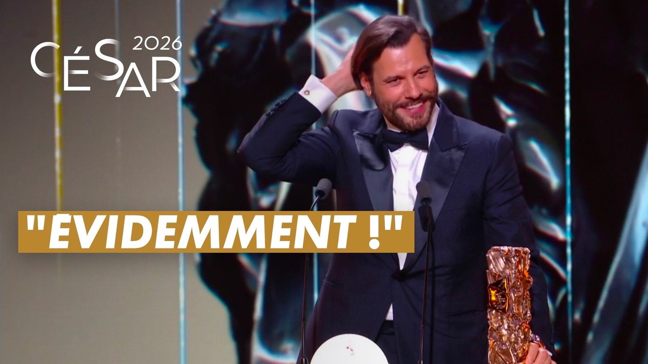 Le premier César de Laurent Lafitte, ému et surpris devant Isabelle Adjani - César 2026 - CANAL+