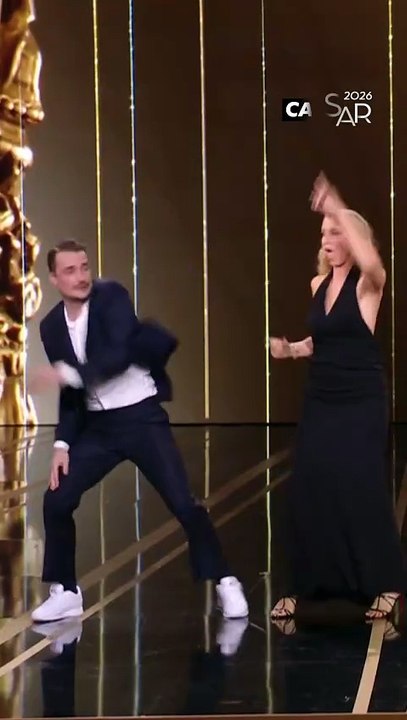 Alexandra Lamy et Pierre Lottin nous ont ré-ga-lés sur la scène des #César2026.