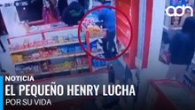 Henry, de dos años, lucha por su vida con el 80% del cuerpo quemado