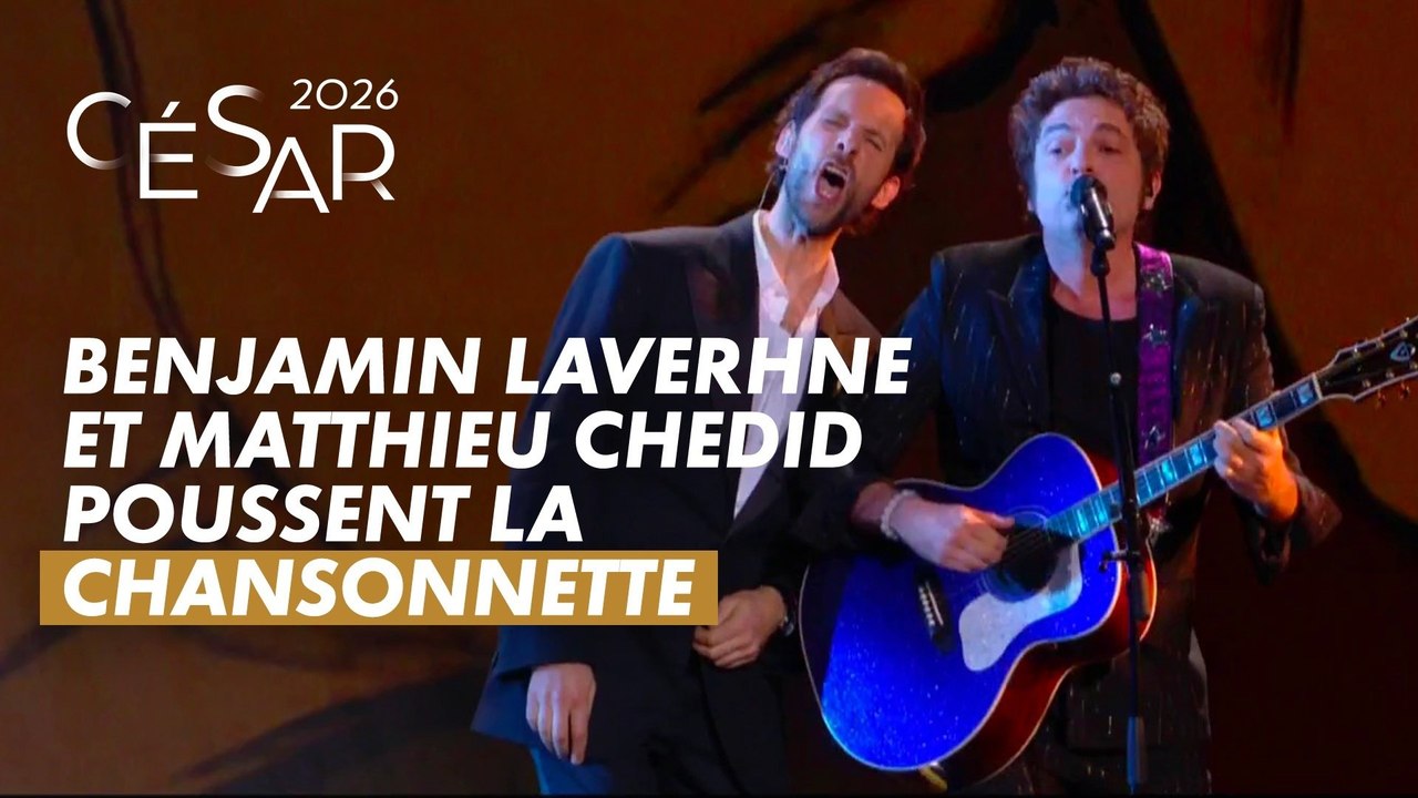 Benjamin Lavernhe feat M : duo improbable pour annoncer le César de la meilleure musique original - César 2026 - CANAL+