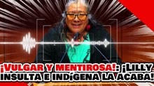 🔥🚨¡VULGAR Y MENTIROSA! ¡LILLY INSULTA a PUEBLOS ORIGINARIOS pero SENADORA INDÍGENA le PONE un ALTO!