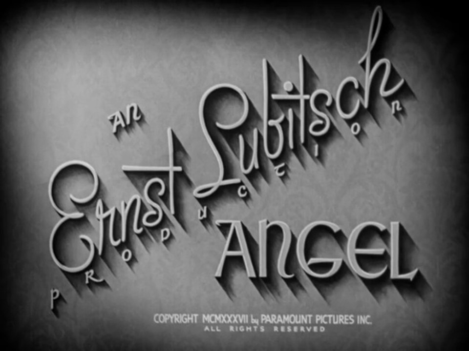 Angel (1937) - Ernst Lubitsch (Dir.) - Marlene Dietrich, Herbert Marshall, Melvyn Douglas