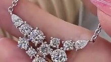 Luxury 4.8CT Moissanite Necklace 💎 Elegant Wedding Jewelry Deal