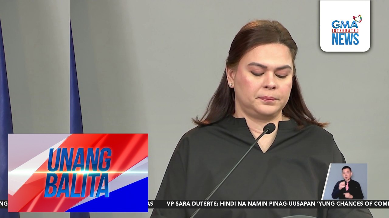 VP Duterte – Hindi dapat isantabi ang alegasyon ng 18 dating tauhan umano ni Zaldy Co | Unang Balita