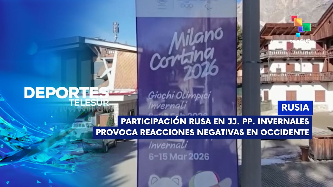 DEPORTES TELESUR | Rusia | CPI autoriza a Rusia y Belarús el uso de su bandera e himno propios 26-02-2026