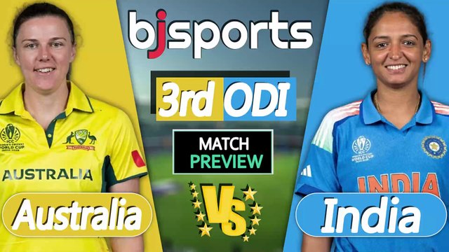 India Women vs Australia Women 2026 | IND-W vs AUS-W 3rd ODI Match Preview |