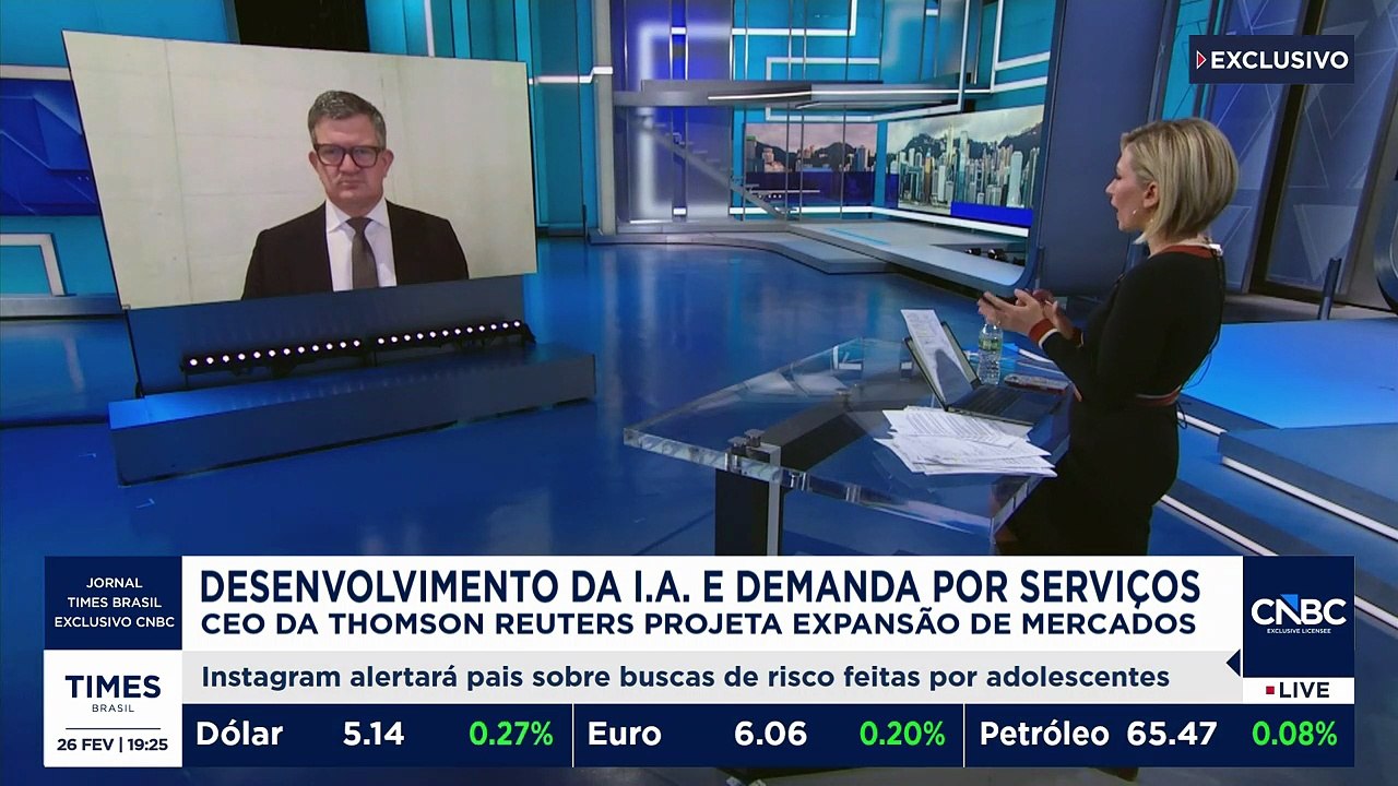 ceo thomson reuters cnbc breaking - Vídeo Dailymotion