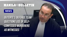 Duterte's defense team questions use of self-confessed murderers as witnesses