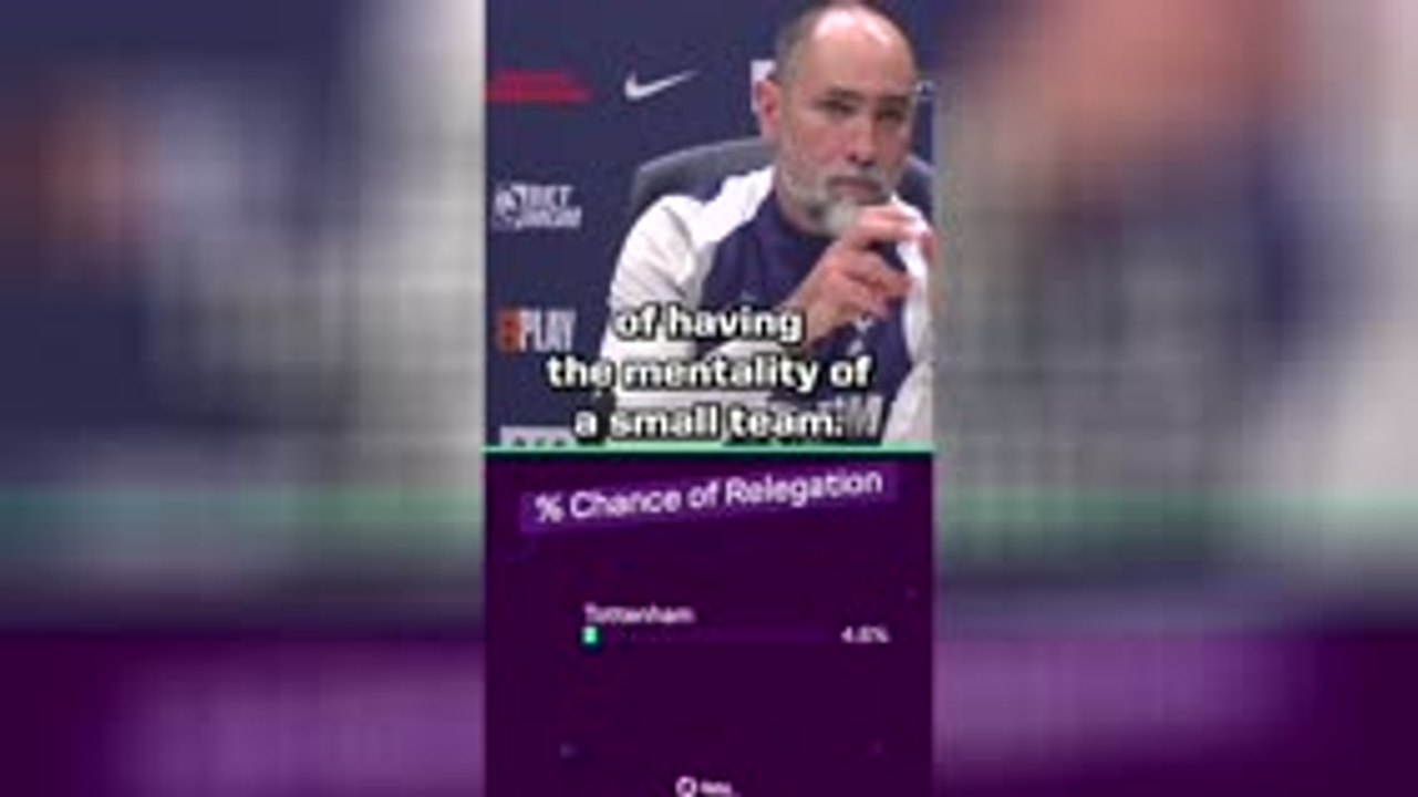 Spurs to play like a 'small team' to avoid relegation?