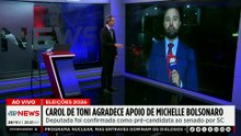 Caroline de Toni agradece Michelle Bolsonaro após confirmação no Senado