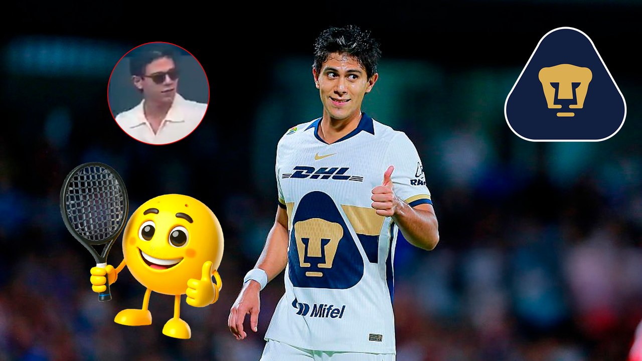 JJ Macías disfruta del tenis mientras se recupera para regresar a las canchas con Pumas