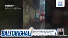 Motorcycle rider at angkas, nalapnos ang bahagi ng katawan matapos sabuyan umano ng kemikal | Balitanghali