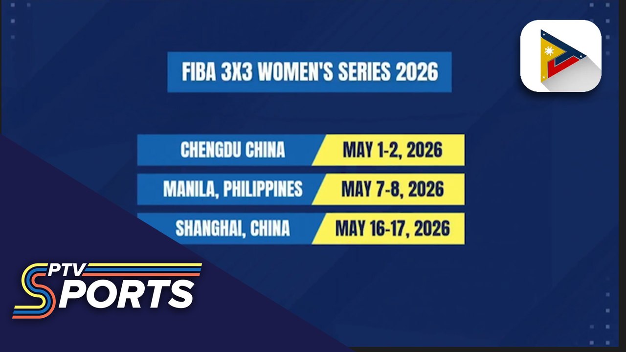 Pilipinas, napabilang sa hosting nations ng 2026 FIBA 3x3 Women’s Series