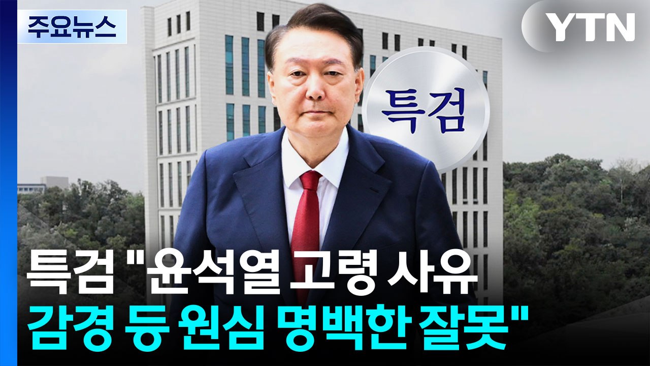 특검 "윤석열 고령 사유 감경 등 원심 명백한 잘못" / YTN