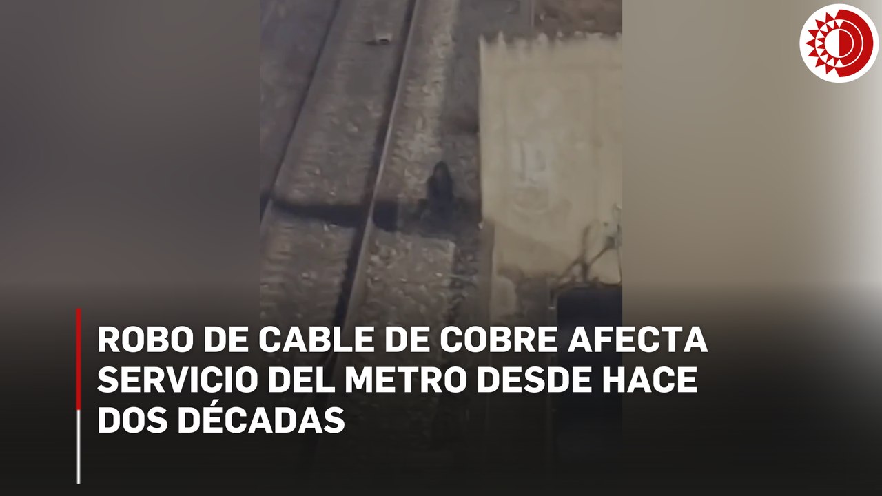 Robo de cable en el Metro CDMX: 20 años de afectaciones y fallas eléctricas