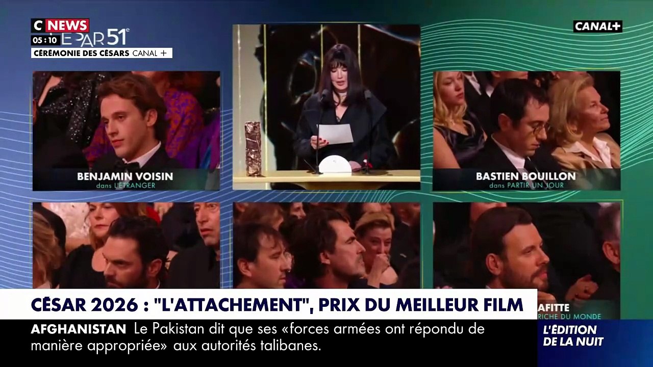 César 2026 : Voici l'essentiel de ce qu'il faut retenir de cette cérémonie et le palmarès complet avec les triomphes Léa Drucker, Laurent Lafitte et des films "Nouvelle Vague" et de "L'Attachement"