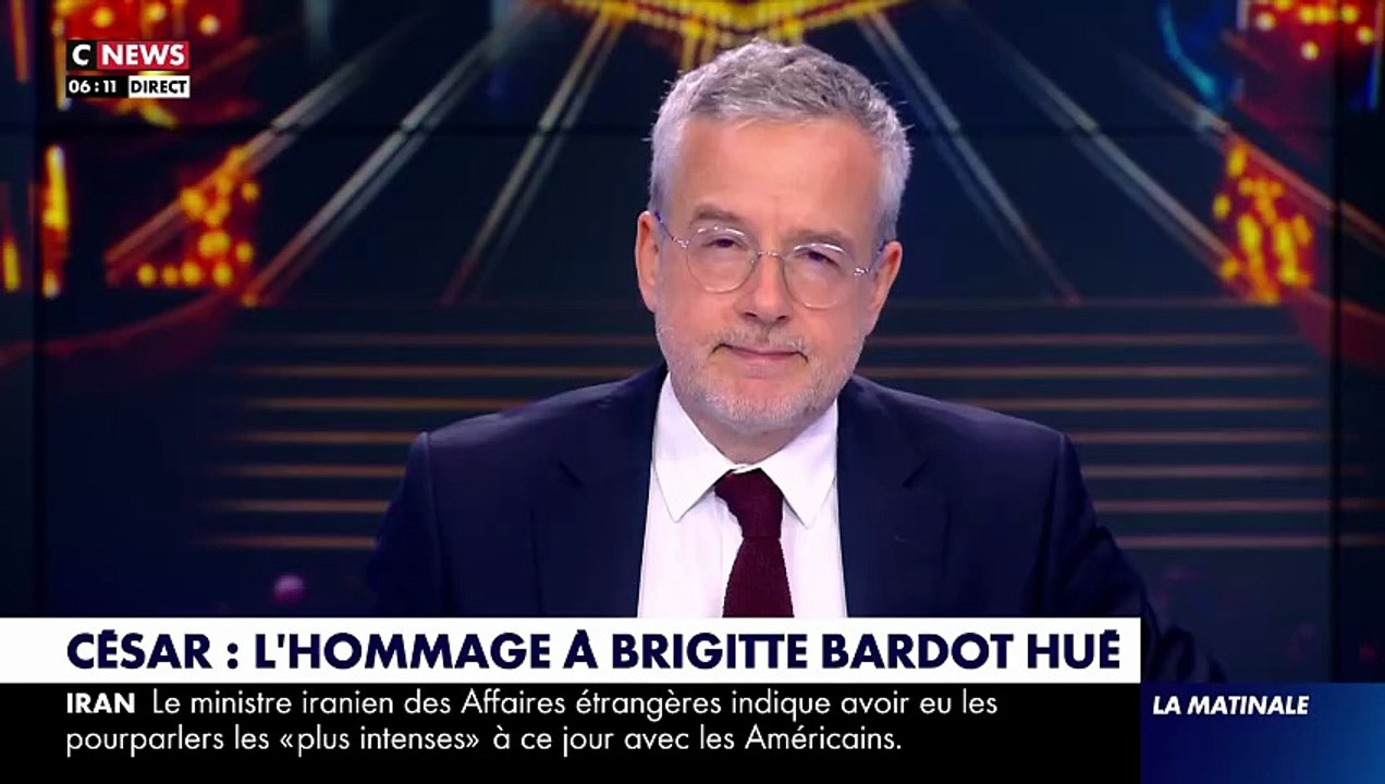 La honte : Incident lors de la Cérémonie des Cesar, quand une partie des bobos dans la salle de l'Olympia a hué l'hommage à Brigitte Bardot et que le mot "raciste" a été scandé plusieurs fois