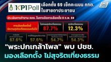 "พระปกเกล้าโพล" พบ ปชช.มองเลือกตั้ง ไม่สุจริตเที่ยงธรรม | เที่ยงทันข่าว | 27 ก.พ. 69