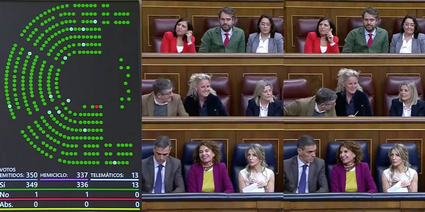 ¡Qué bochorno! María Jesús Montero se toma a risa su voto en contra de las ayudas a las víctimas de Adamuz y Gelida