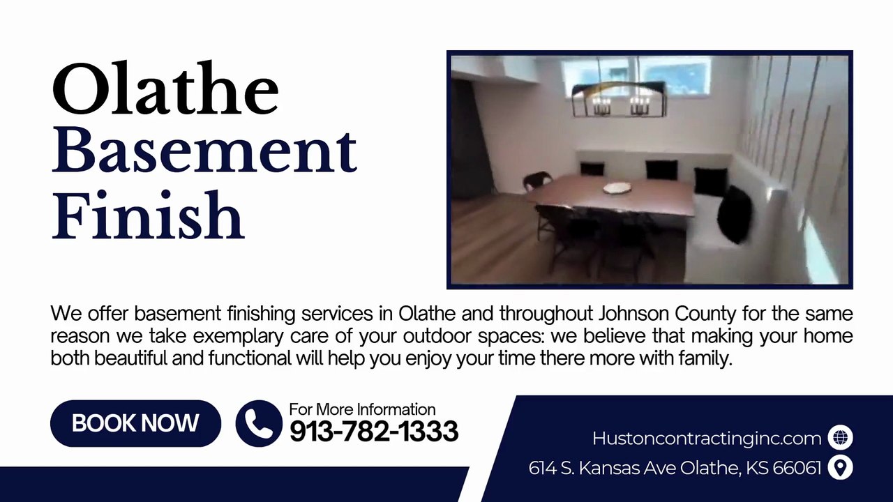 Olathe Basement Finish Services for Custom Spaces