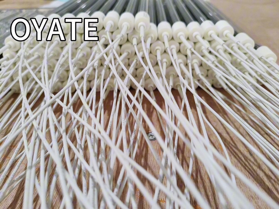 560mm 1500W Carbon Fiber Infrared Heating Lamp Medium Wave Infrared Quartz Tube