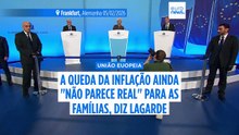 Lagarde: a queda da inflação ainda "não parece real" para as famílias