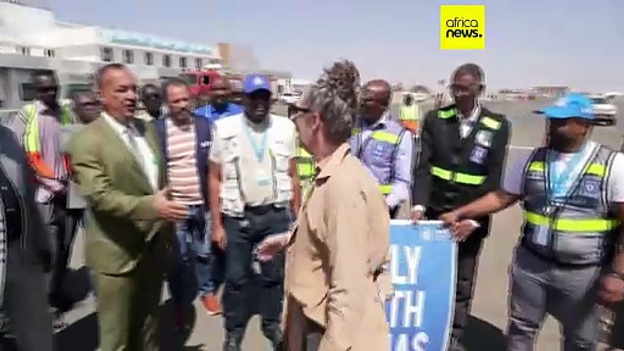 United Nations plane lands at Khartoum airport for first time since war began