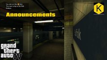 GTA IV Train Routes K + E Lines Announcements