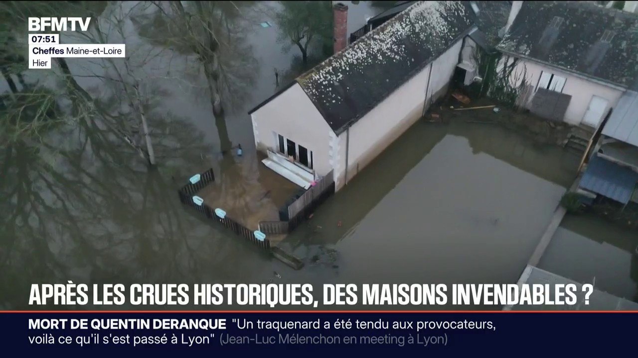 Des maisons invendables après les crues historiques dans le Maine-et-Loire?