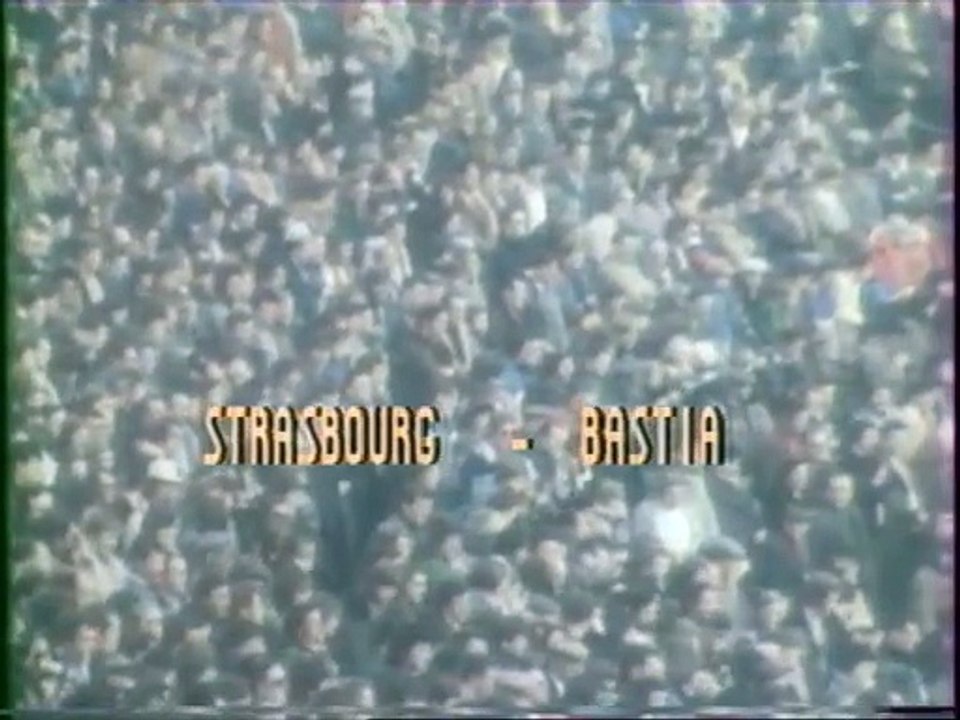 STRASBOURG - BASTIA - 1978 - SAISON 1977/1978 -